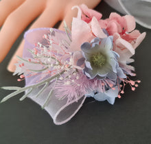 Load image into Gallery viewer, Pastel multicolour everlasting flowers corsage & buttonhole AB2147 - School formal, prom, graduation