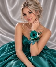 Load image into Gallery viewer, Emerald everlasting flowers corsage & buttonhole AB2151 - School formal, prom, graduation