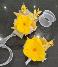 Load image into Gallery viewer, Yellow real touch anemone preserved flowers corsage & buttonhole AB2160 - School formal, prom, graduation
