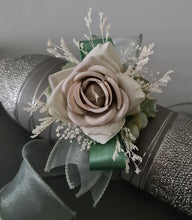 Load image into Gallery viewer, Sage green everlasting flowers corsage AB2168 - School formal, prom, graduation
