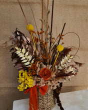Load image into Gallery viewer, Rustic style flower arrangement with terracotta preserved peony – CAB2187