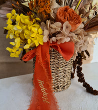 Load image into Gallery viewer, Rustic style flower arrangement with terracotta preserved peony – CAB2187