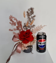 Load image into Gallery viewer, Preserved red rose with blush & lights – AB2195