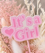 Load image into Gallery viewer, Welcome Baby girl preserved rose arrangement