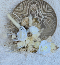 Load image into Gallery viewer, Double cake topper in champagne gold & neutral colours