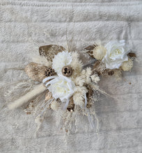 Load image into Gallery viewer, Double cake topper in champagne gold & neutral colours