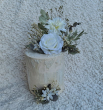 Load image into Gallery viewer, Double cake topper & soft green and neutral colours