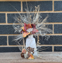 Load image into Gallery viewer, Double floral cake topper in rustic autumn colors