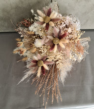 Load image into Gallery viewer, Boho hippie everlasting flowers in wicker pot