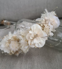 Load image into Gallery viewer, Boho style Everlasting preserved flowers crown / dog collar