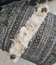 Load image into Gallery viewer, Boho style Everlasting preserved flowers crown / dog collar