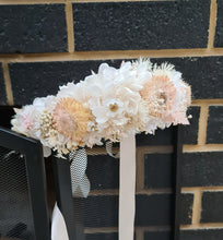 Load image into Gallery viewer, Boho Blush Everlasting preserved flowers crown / dog collar