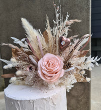 Load image into Gallery viewer, Everlasting flowers cake topper - blush