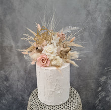 Load image into Gallery viewer, Happy Birthday cake topper in blush tones