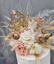 Load image into Gallery viewer, Happy Birthday cake topper in blush tones