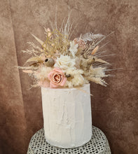 Load image into Gallery viewer, Happy Birthday cake topper in blush tones