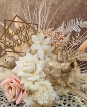 Load image into Gallery viewer, Happy Birthday cake topper in blush tones