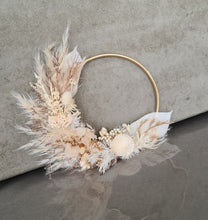 Load image into Gallery viewer, Boho preserved flowers cake hoop - 5 inches