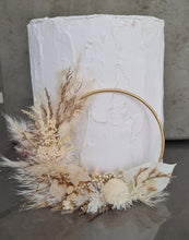 Load image into Gallery viewer, Boho preserved flowers cake hoop - 5 inches