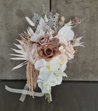 Load image into Gallery viewer, Bridal bouquet real touch flowers