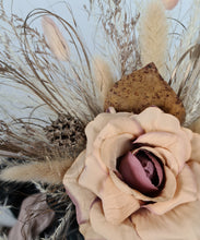 Load image into Gallery viewer, Peach blush Everlasting flowers cake topper