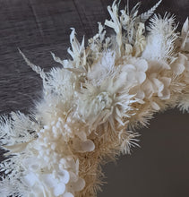 Load image into Gallery viewer, Boho deco Everlasting flowers wall mirror