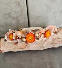 Load image into Gallery viewer, Rustic Boho Everlasting flowers crown with boho ribbon
