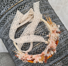 Load image into Gallery viewer, Rustic Boho Everlasting flowers crown with boho ribbon