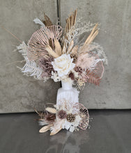 Load image into Gallery viewer, Everlasting preserved flowers double cake topper - blush