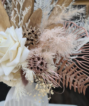 Load image into Gallery viewer, Everlasting preserved flowers double cake topper - blush