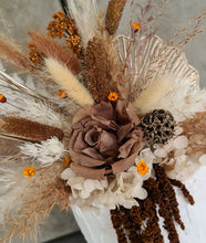 Load image into Gallery viewer, Everlasting preserved flowers double cake topper - rustic