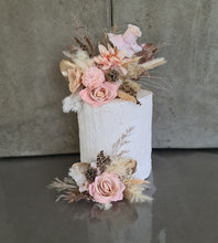 Load image into Gallery viewer, Everlasting flowers cake topper x 2 - blush