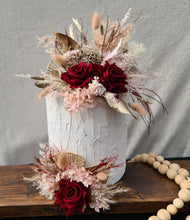Load image into Gallery viewer, Everlasting flowers cake topper x 2 - burgundy