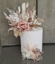 Load image into Gallery viewer, Everlasting flowers blush cake flowers topper x 2 - Wedding, Engagement