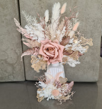 Load image into Gallery viewer, Everlasting flowers blush cake flowers topper x 2 - Wedding, Engagement