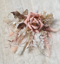 Load image into Gallery viewer, Everlasting flowers blush cake flowers topper x 2 - Wedding, Engagement