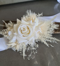 Load image into Gallery viewer, Everlasting flowers school formal / prom corsage - Milky white