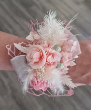 Load image into Gallery viewer, Everlasting flowers school formal / prom / wedding corsage - Blush pink