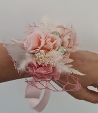 Load image into Gallery viewer, Everlasting flowers school formal / prom / wedding corsage - Blush pink