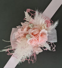 Load image into Gallery viewer, Everlasting flowers school formal / prom / wedding corsage - Blush pink
