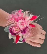 Load image into Gallery viewer, Everlasting flowers school formal / prom / wedding corsage - fuchsia