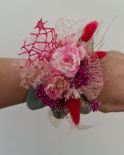 Load image into Gallery viewer, Everlasting flowers school formal / prom / wedding corsage - fuchsia