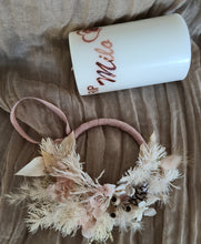 Load image into Gallery viewer, Pet Memory dog /cat Everlasting flowers reef & candle set – blush