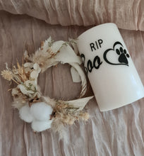 Load image into Gallery viewer, Pet Memory dog /cat preserved flowers reef & candle set - Cotton flower