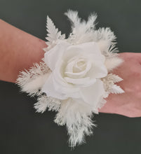 Load image into Gallery viewer, Everlasting flowers White school formal corsage #1