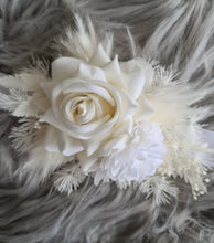 Load image into Gallery viewer, Preserved flowers school formal corsage in white