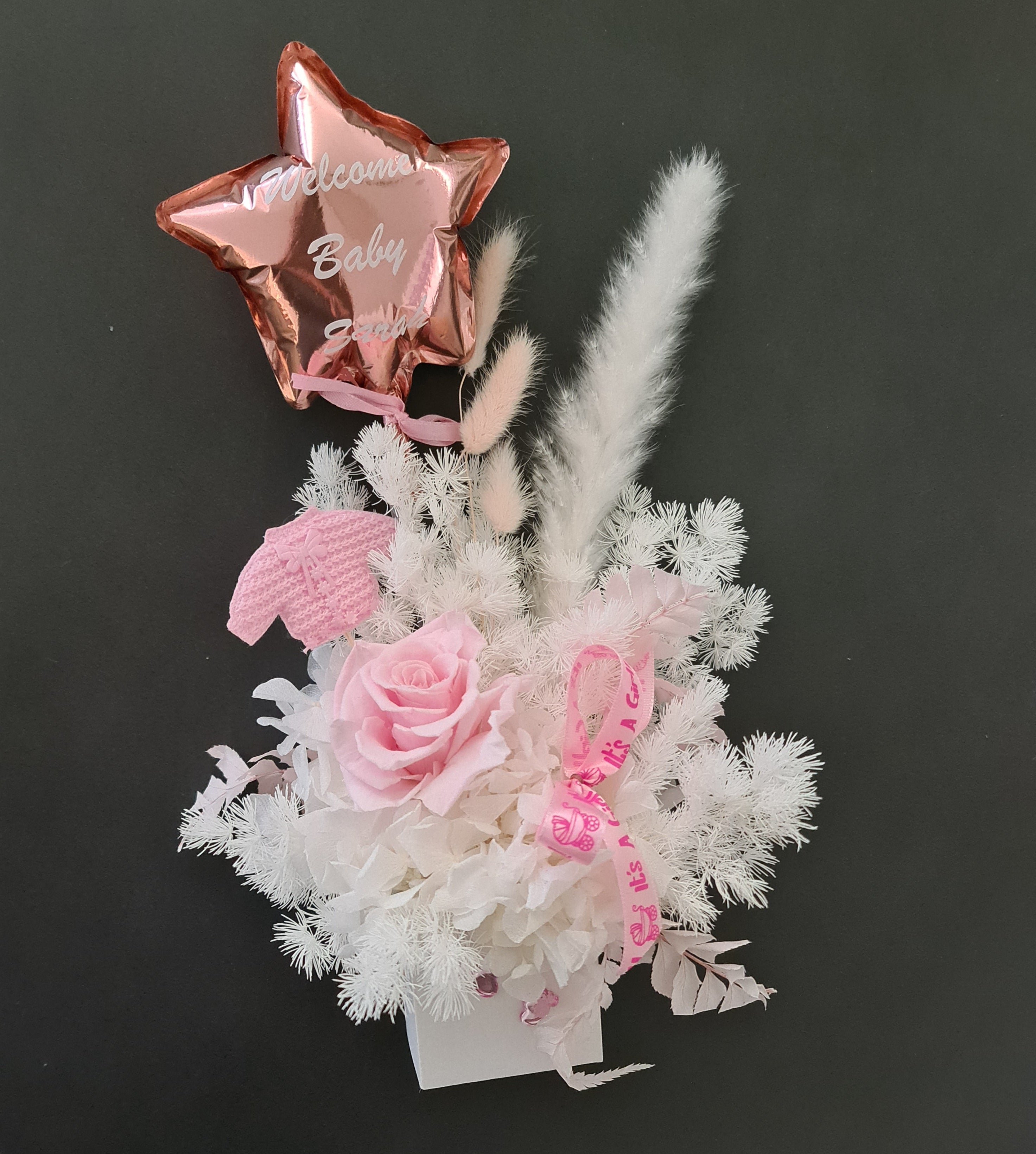 Personalised Alimrose Baby Pearl Rose Garden