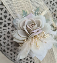 Load image into Gallery viewer, School formal / wedding corsage white & sage green