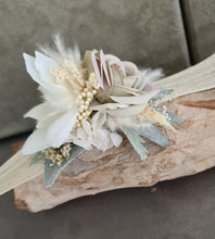 Load image into Gallery viewer, School formal / wedding corsage white & sage green