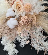 Load image into Gallery viewer, Wedding elopement bridal bouquet & buttonhole set – Blush Preserved Flowers